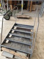 Treppe Metalltreppe Stahltreppe verzinkt Garten