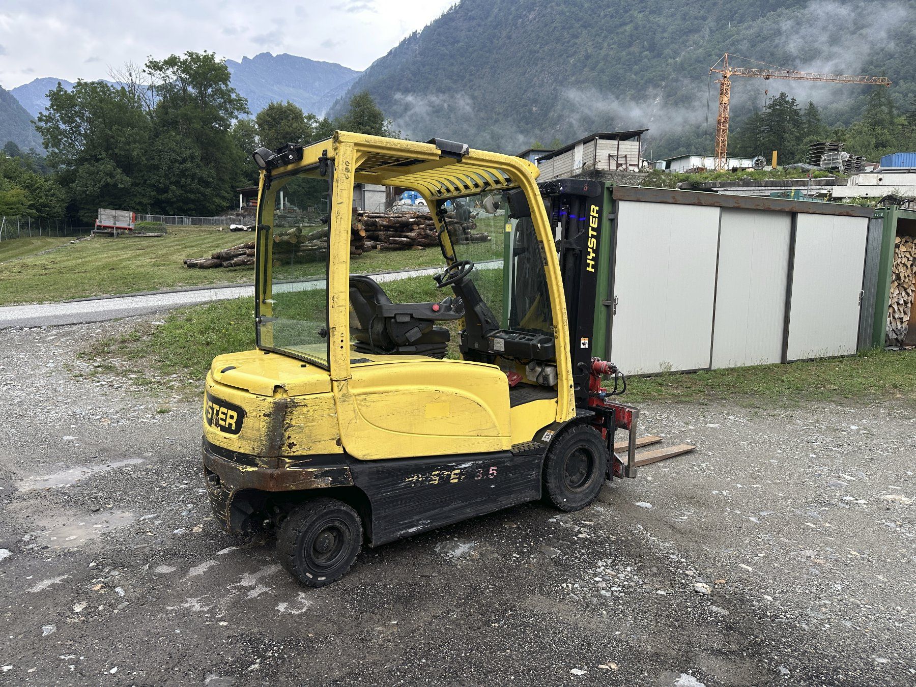 Chariots à fourches & chariots élévateur: Hyster J3.5XN Stapler Elektro – D'occasion à Grono par Urabus-88 1