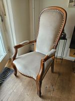 Antiker Louis-Philippe Sessel oder Biedermeier