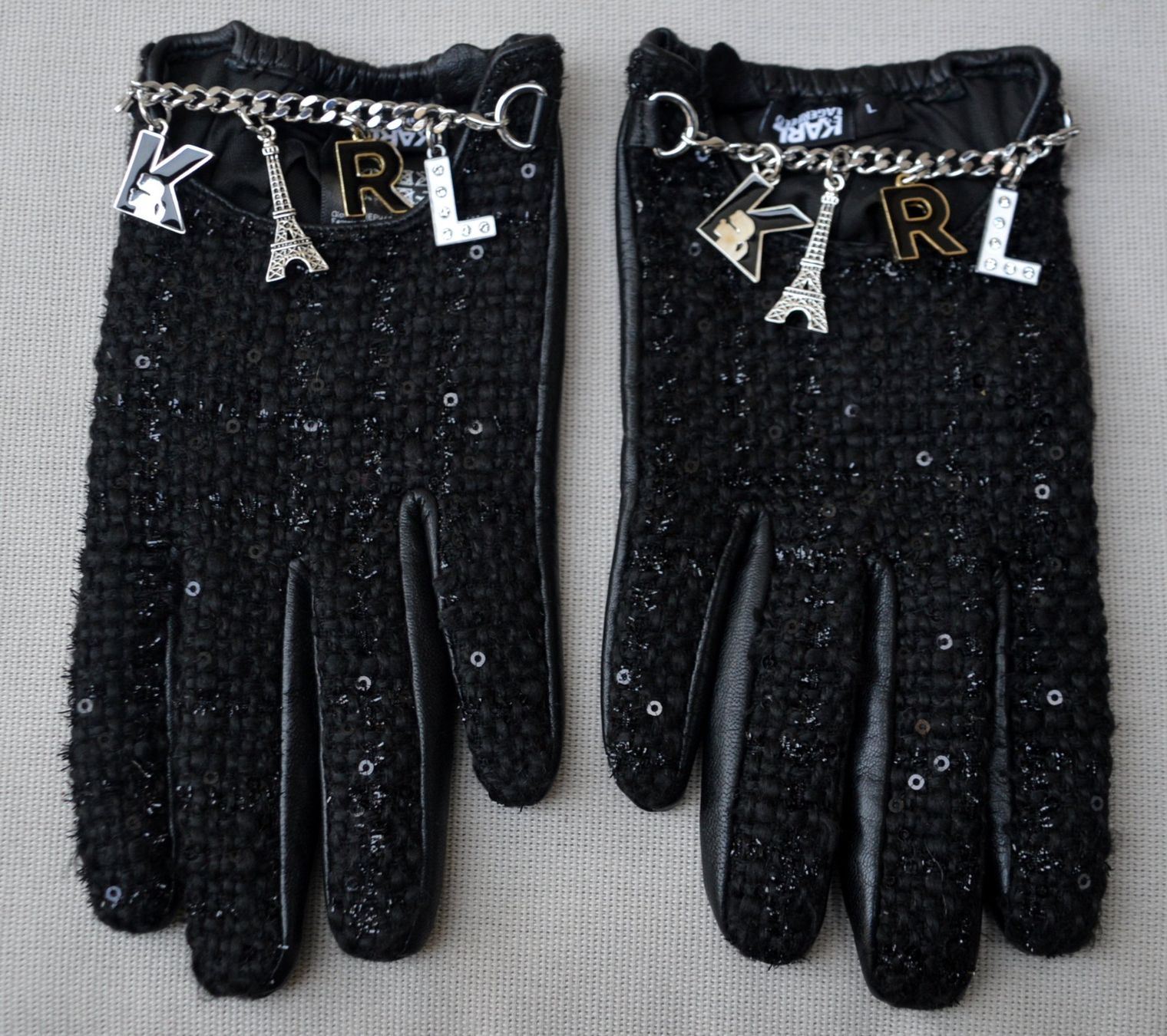 Karl Lagerfeld Guanti & manicotti: Karl Lagerfeld Handschuhe / gants – Usato da Collonges venduto da arashee 3