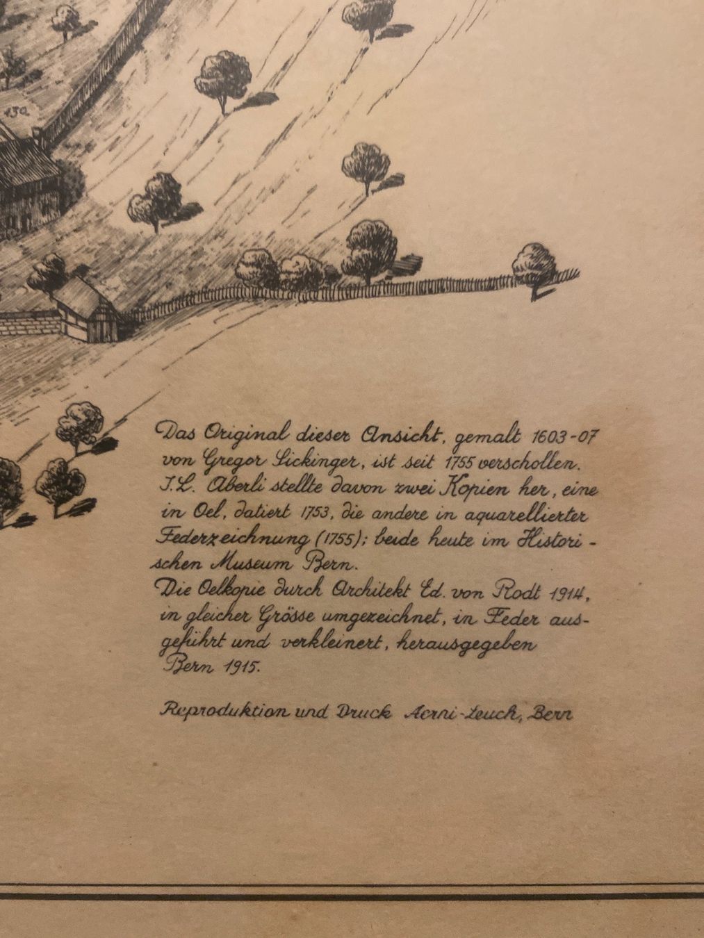 Incisioni: Tableau de La ville de Berne Aerni-Teuch – Nuovo (secondo la descrizione) da Vevey venduto da sasa2008 1