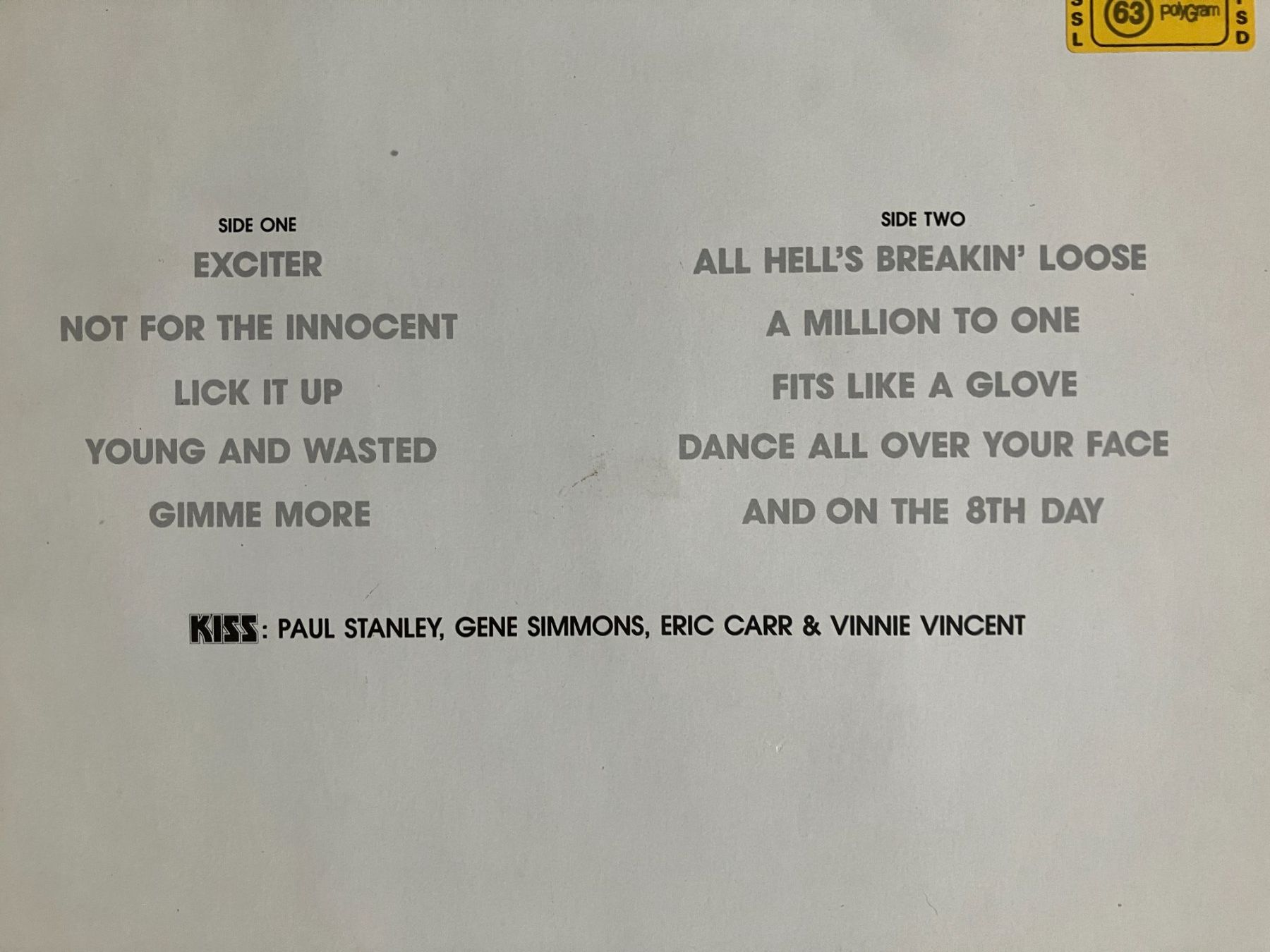Dischi in vinile: Kiss – Usato da Aarwangen venduto da Jukebox3 3