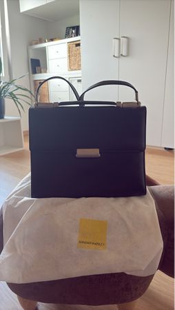 Mandarina Duck Black Leather Purse