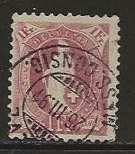 1891  Fr 1.--. Stehende Helvetia, 71C, gestempelt Genève