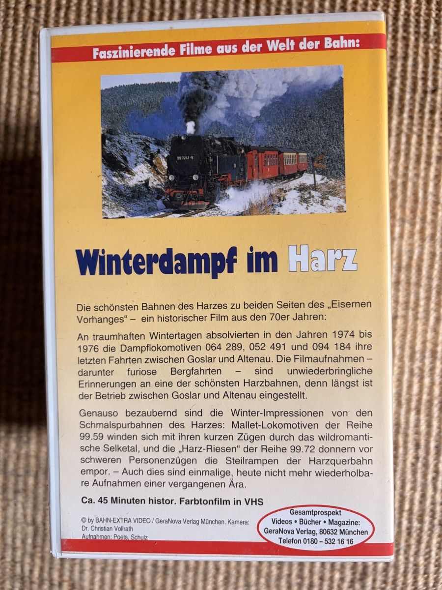 Alle VHS: Eisenbahn VHS-Kasetten – Gebraucht aus Herzogenbuchsee von Jana_1019 2