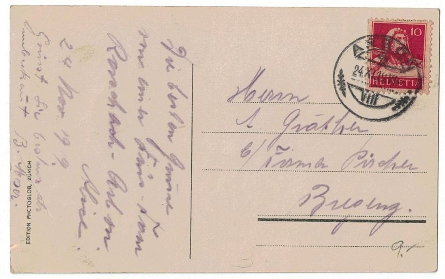 Cartoline postali: Arbon mit Ruderboot, gelaufen 1919 – Usato da Frauenfeld venduto da POML 1
