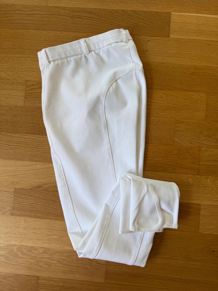 Pantaloni: Reithose Marke Equilibre Grösse 34, weiss – Usato da Steinmaur venduto da sea-bear 1