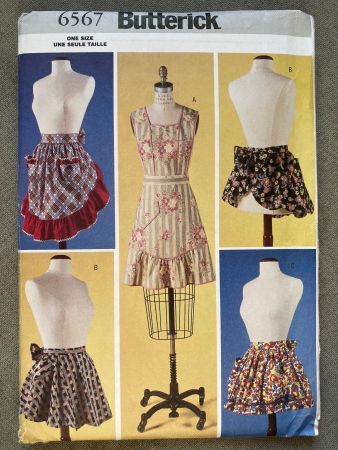 Schnittmuster Butterick Onesize Schürzen Vintage