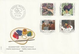1986 Pro Patria ET - Vollstempel