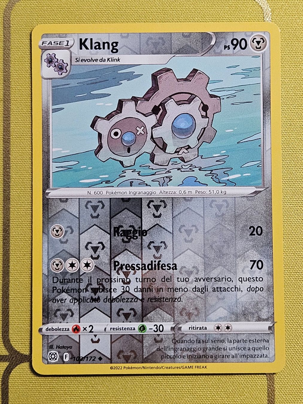 Pokémon Sammelbilder & Trading cards: Brilliant Stars - Klang 103/172 IT – Gebraucht aus Bellinzona von Pokemarco