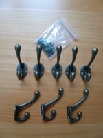 Retro Wandhaken bronze mittelgross - Kleiderhaken