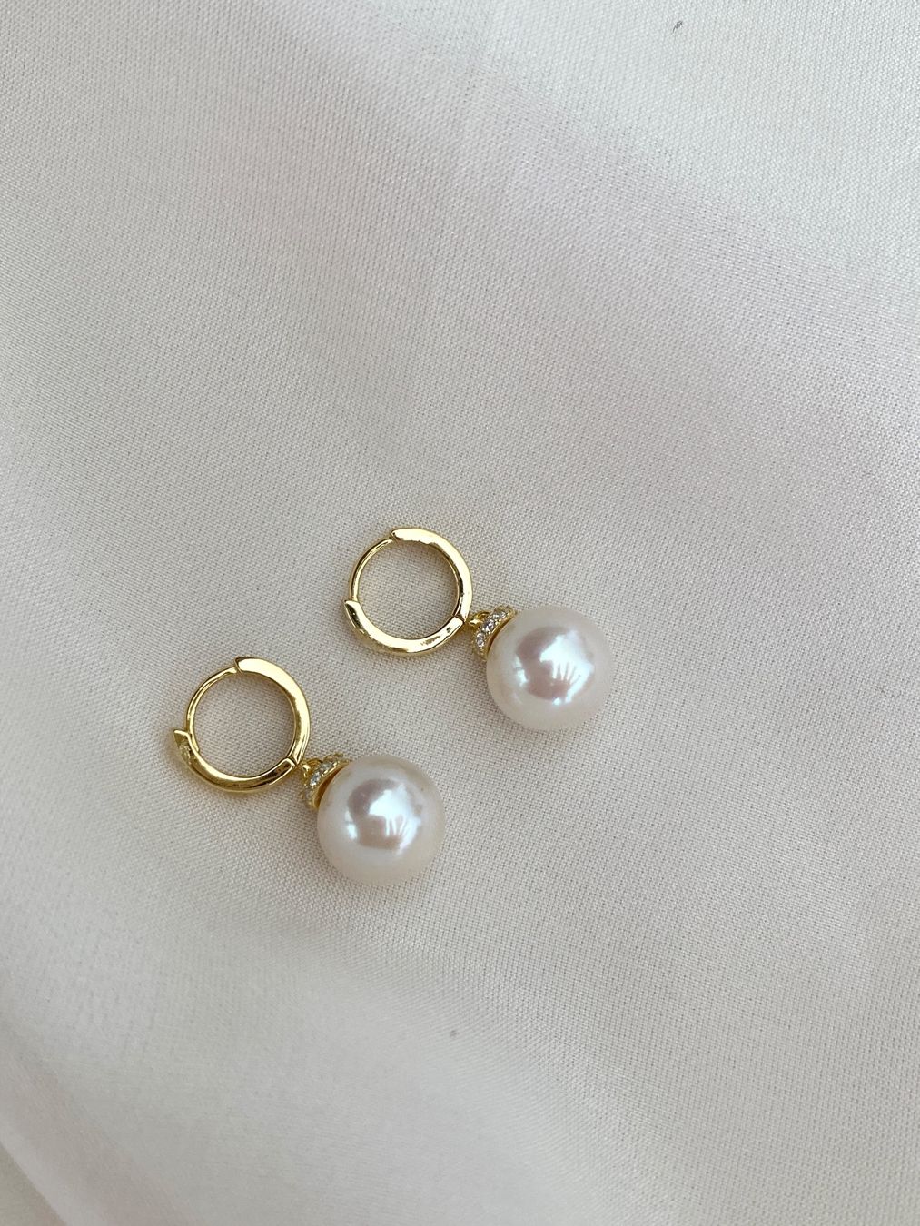 Orecchini pendenti & Orecchini a lobo: 10mm Perlen Ohrstecker /Süsswasserperlen echte – Nuovo e nell'imballaggio originale da Sarnen venduto da Yingsperlen2 1