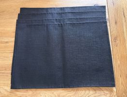4 Stck.Platzsets, schwarz