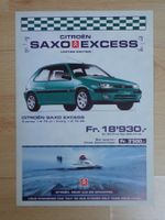 Citroen Saxo Excess - Schweizer Prospekt - P1509