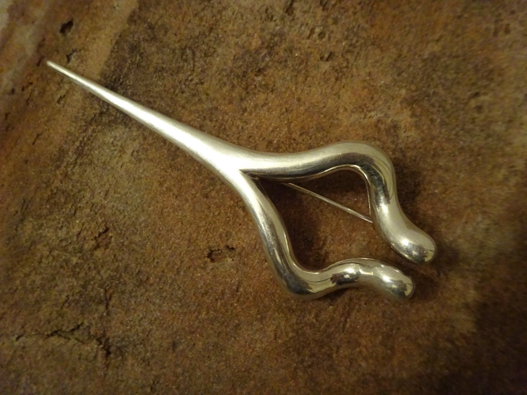 Spille & Fermagli: Interessante Fibel Brosche / 925 Silber – Usato da Esslingen venduto da FetteSchnecke 3