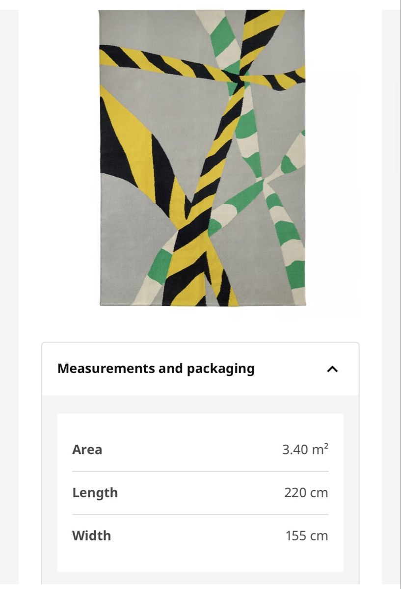 Ikea Tappeti: Tapis Ikea Desing – Nuovo e nell'imballaggio originale da Renens VD venduto da diabliTo 1