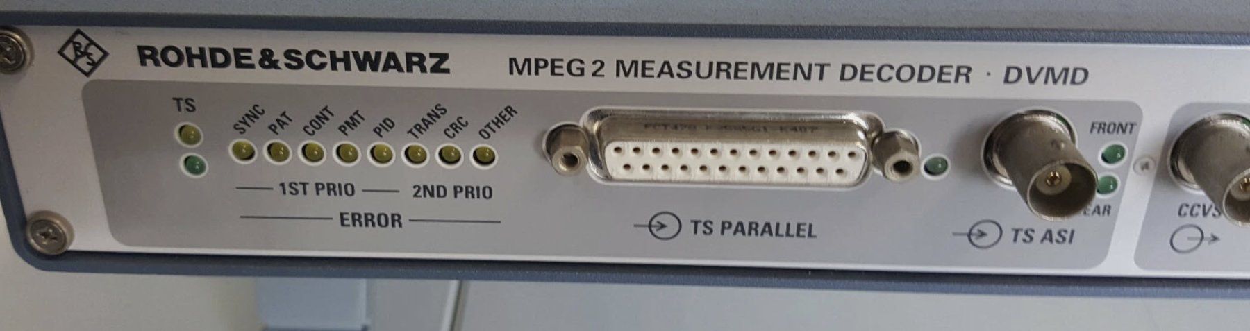 Misurare: Rohde & Schwarz MPEG2 Measurement Decoder DVMD – Usato da Unterengstringen venduto da Tnovus 1