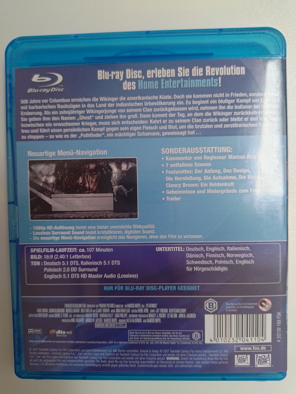 Tutti i DVDs: Pathfinder - Fährte des Kriegers – Usato da Liestal venduto da Kratzilla 2
