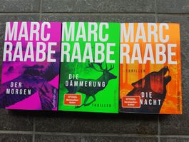3er Set Marc Raabe / Der Morgen & Die Dämmerung & Die Nacht