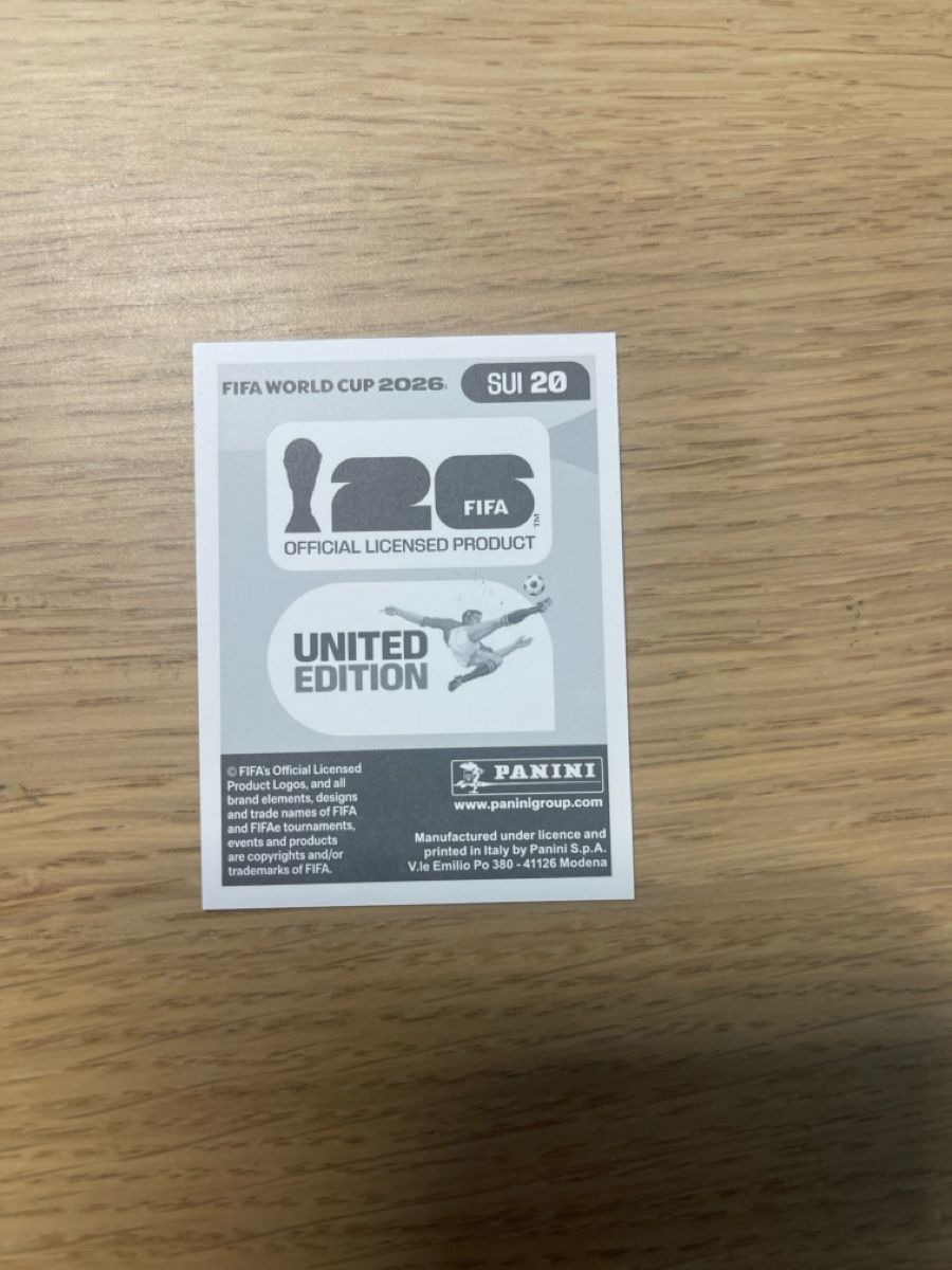 Sticker: Panini FIFA WC SUI 20 – Nuovo (secondo la descrizione) da Lausanne 26 venduto da mar_2ldv 1