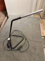 Lampe de bureau design noir/métal bon état
