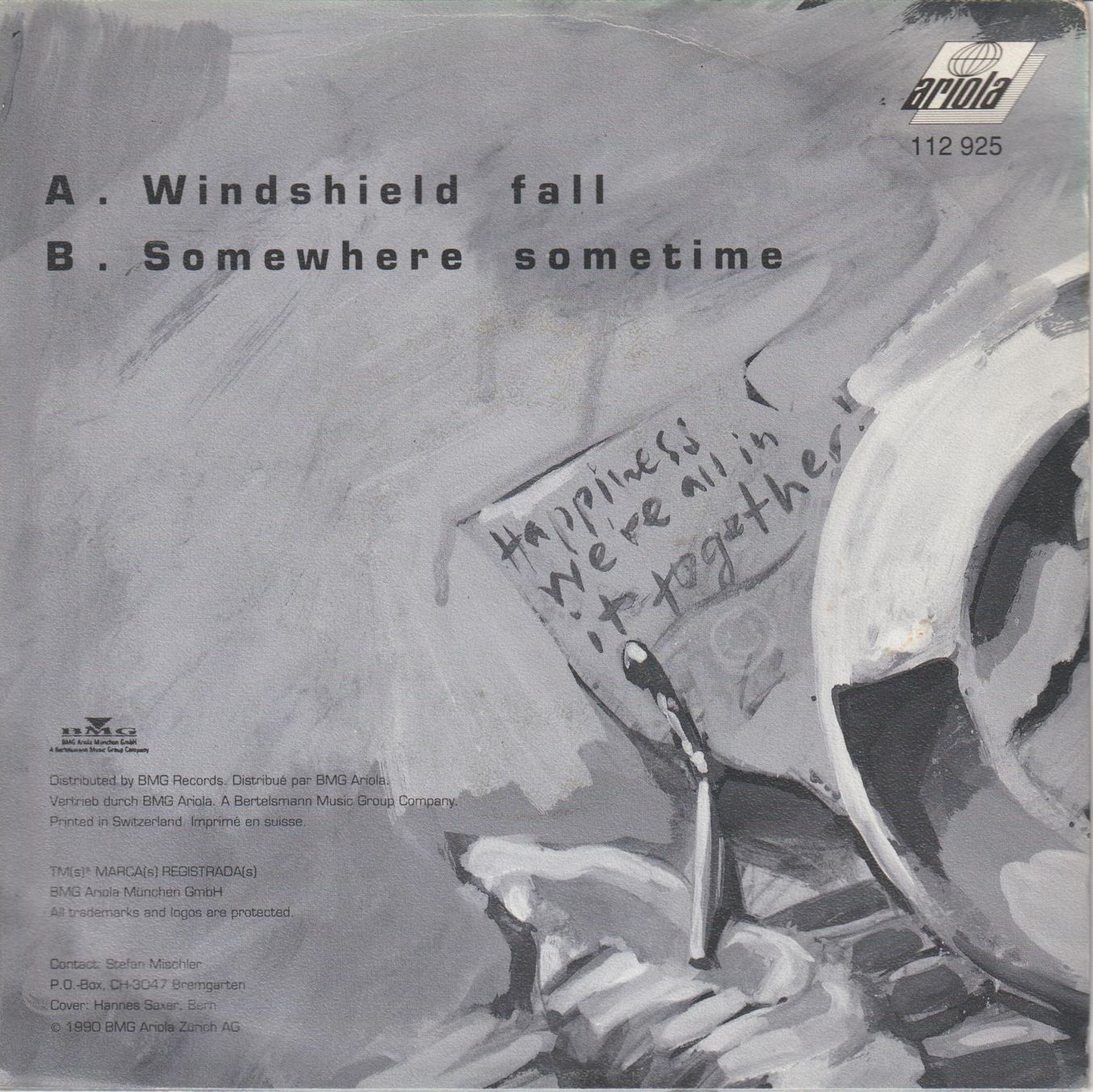 Schallplatten: CENTRAL SERVICES - Windshield Fall, rare CH- Rock Single – Gebraucht aus Zürich von Vinyl 1