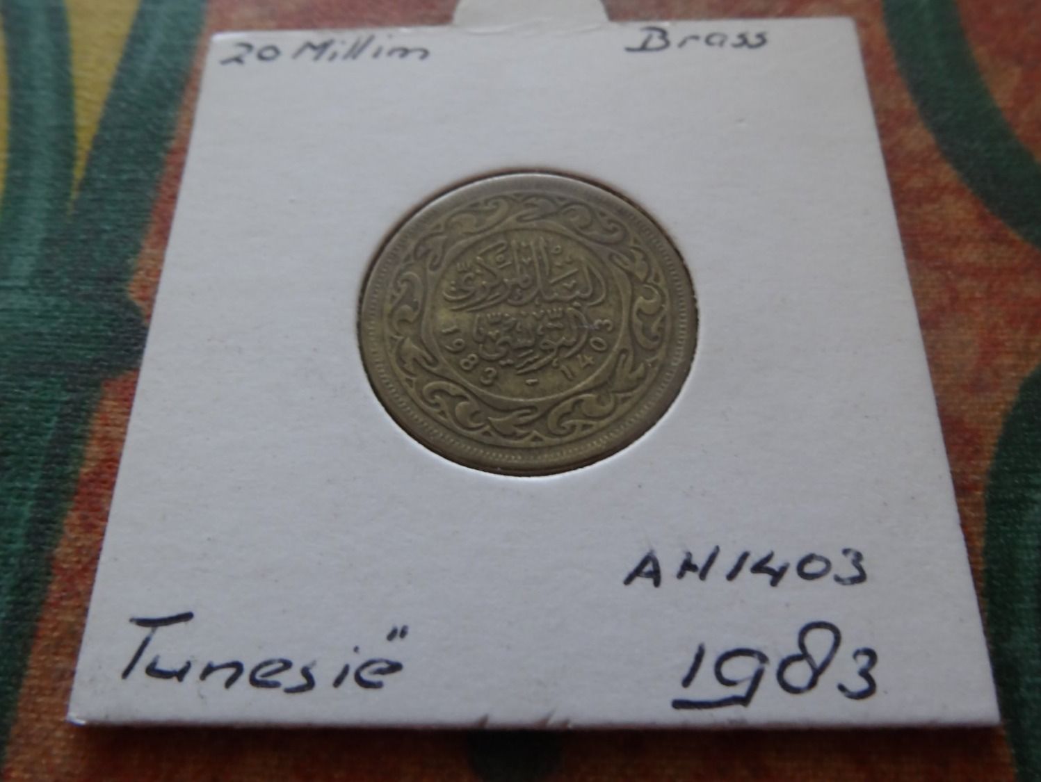 Tutti le monete: TUNISIE  20  Millim  1983 – Usato da Romanel-sur-Lausanne venduto da Swift13