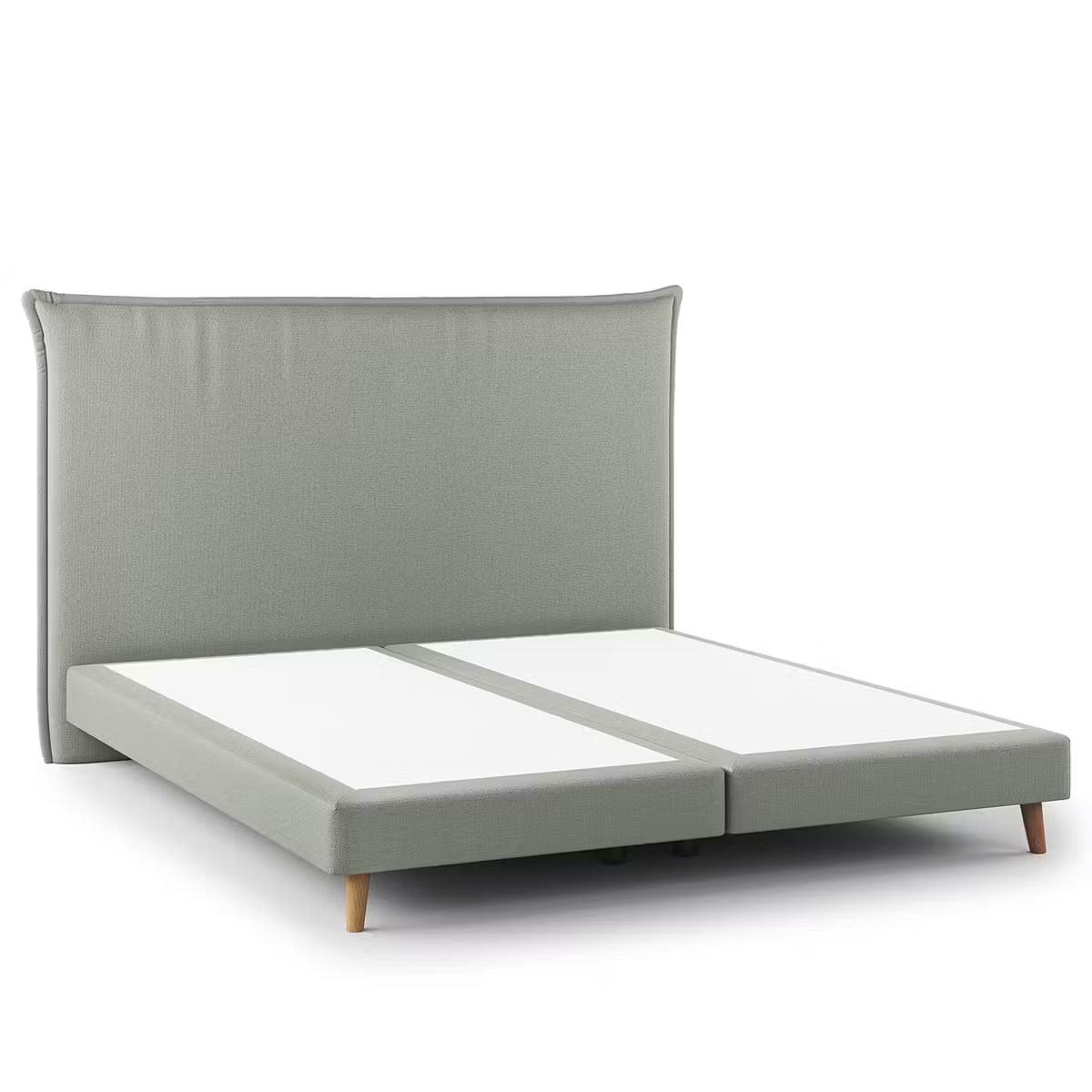 Letti: Boxspringbett 160x200 mit Topper grau mit Kopfteil – Nuovo (secondo la descrizione) da Thalwil venduto da woh_7zhr 3
