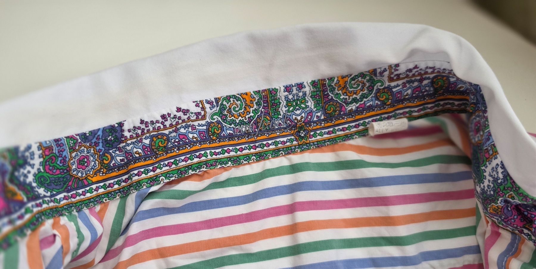 Van Laack Blusen: Van Laack Bluse bunt gestreift, 3/4 Arm, Gr. 40 – Gebraucht aus Zwingen von sinarp2 4