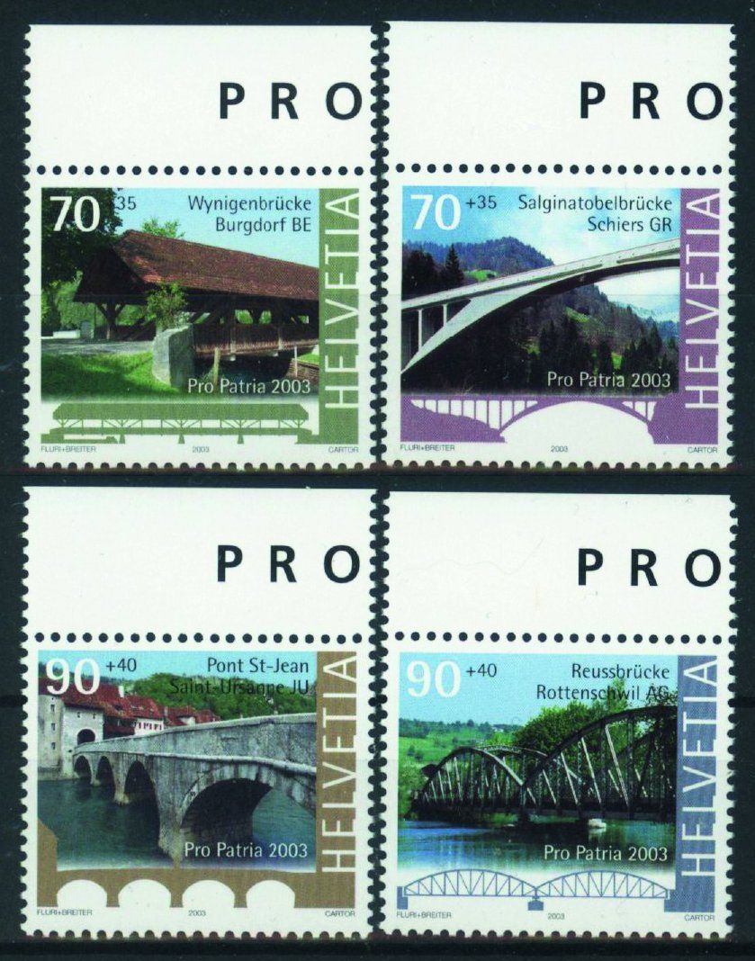 Tutti i francobolli: 2003, Pro Patria ** – Usato da Willisau venduto da Vollstempel
