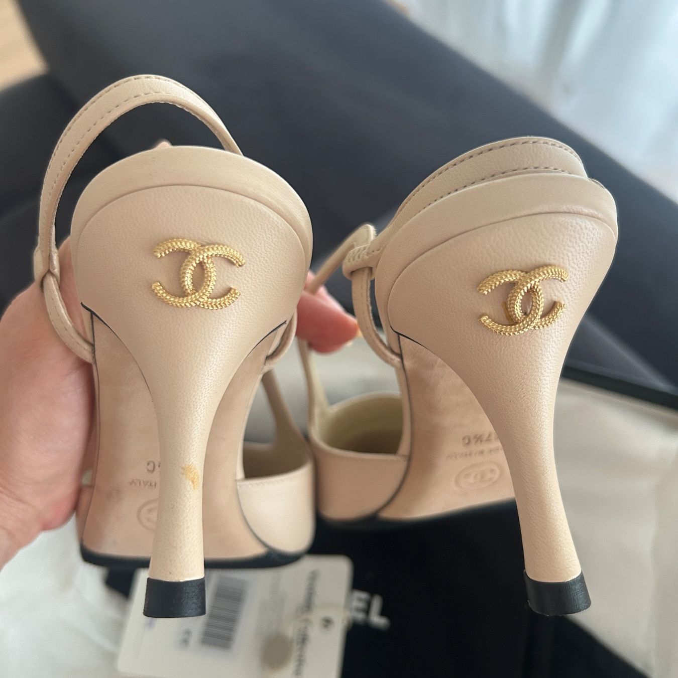 Chanel Scarpe da donna: Chanel Slingback 37,5 NEW – Nuovo e nell'imballaggio originale da Schaffhausen venduto da missclichy 2