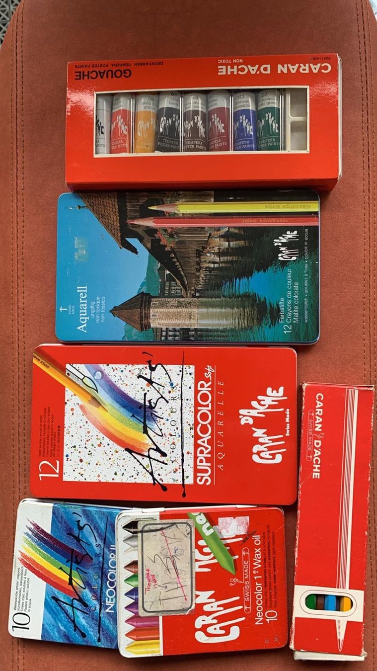 Caran D'Ache Penna & Evidenziatori: caran d'ache paket – Usato da Bern venduto da waves0