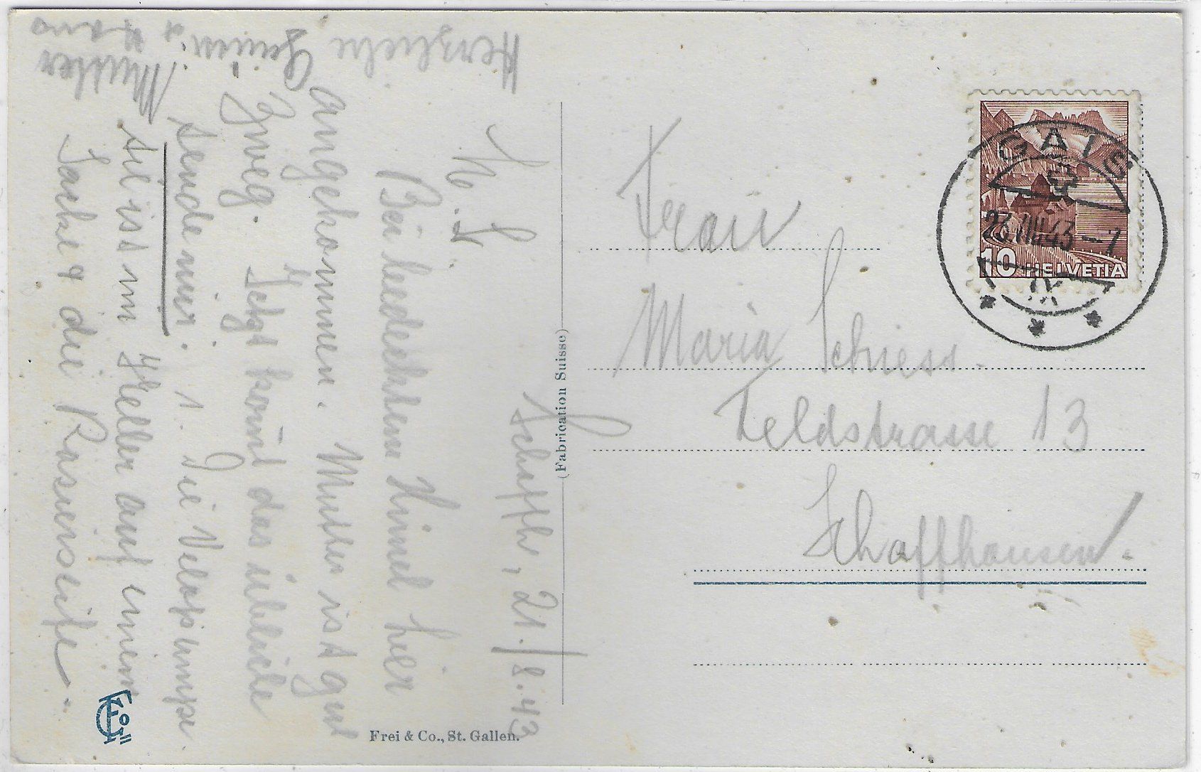 Cartes postales: Appenzell - Schloss – D'occasion à Ettingen par Kartenplanet 1