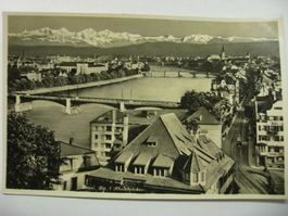 AK  Basel - die drei Brücken