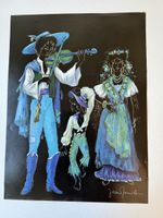 Affiche Fête des Vignerons 1977 L'hiver Jean Monod