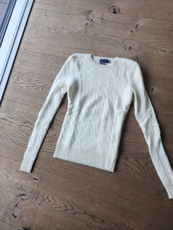 Polo Ralph Lauren Kaschmir Pullover weiss Grösse XS