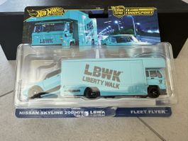 Hot Wheels - Nissan Skyline 2000GT-R LBWK team transport