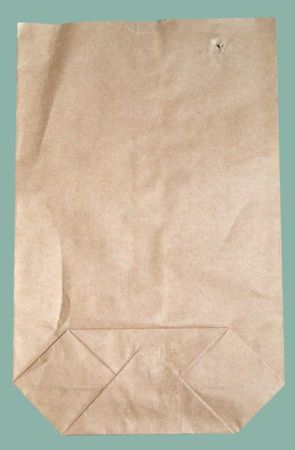 Kreuzbodenbeutel 190 x290 mm braun