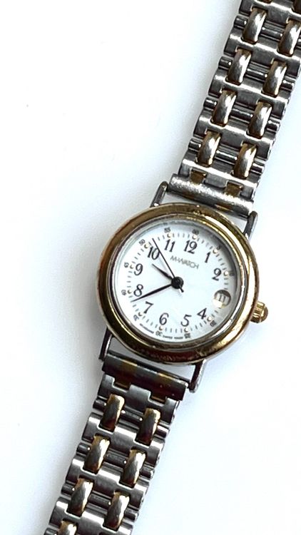 M-Watch Orologi: Damen Armbanduhr von M-watch – Usato da Grenchen venduto da chththl