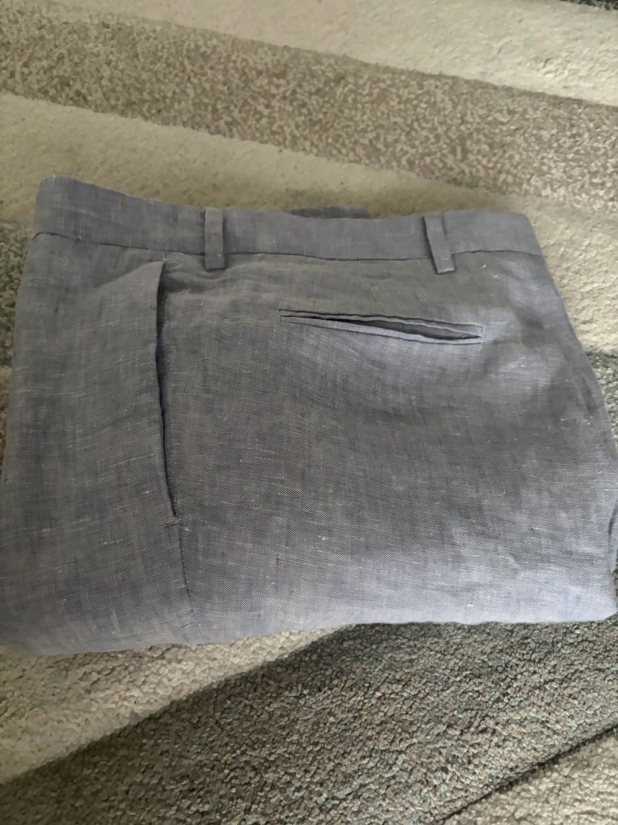 Comptoir des Cotonniers Pantaloni: 100% Linen Hose Comptoir Grösse 42 Blau – Nuovo (secondo la descrizione) da Zürich venduto da agn_zw5s 1