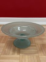 Grosse Murano Glasschale vintage Scavo Schale Fussschale