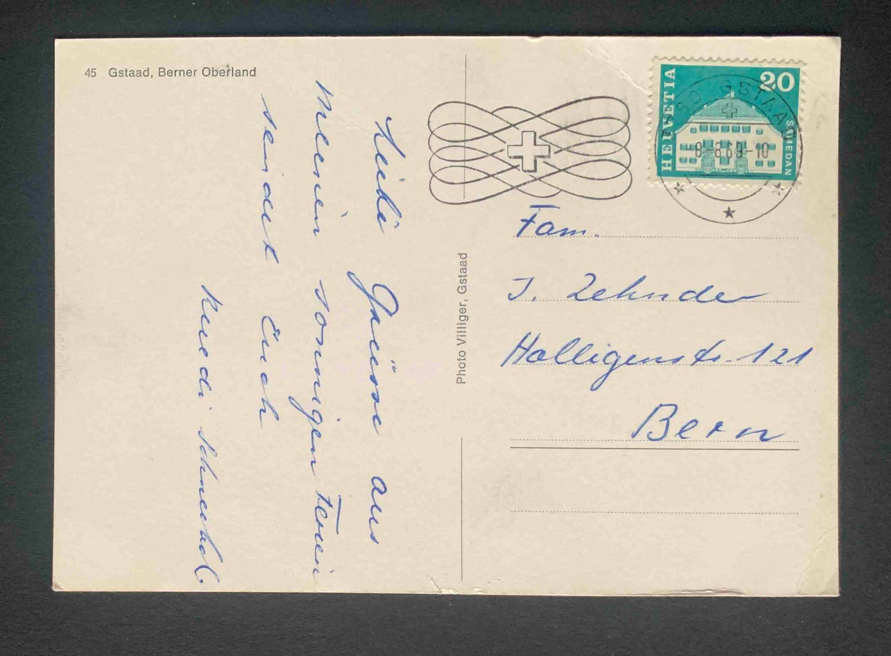 Cartoline postali: AK Gstaad Berner Oberland – Usato da Goldau venduto da artelier1 1