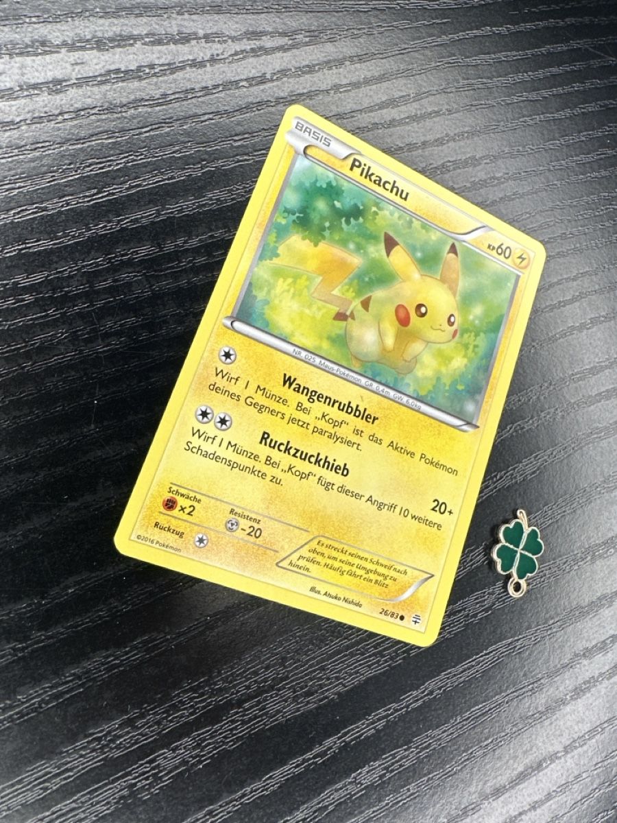 Pokémon Carte collezionabili: Pikachu 26/83 Non Holo Generations – Usato da Uster venduto da Neonschwarz 1