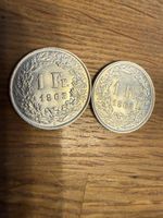 2 x 1 Schweizer Franken Silber 1963