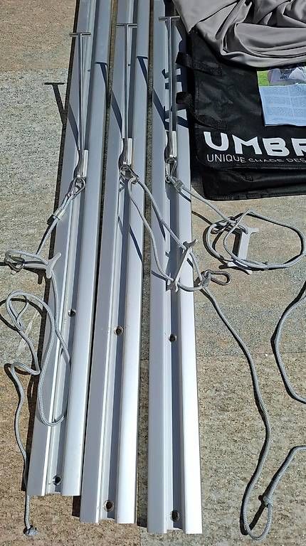 Sonnenschirme: A vendre toile d'ombrage pour terrasse – Gebraucht aus Ste-Croix von euphonium-61 4