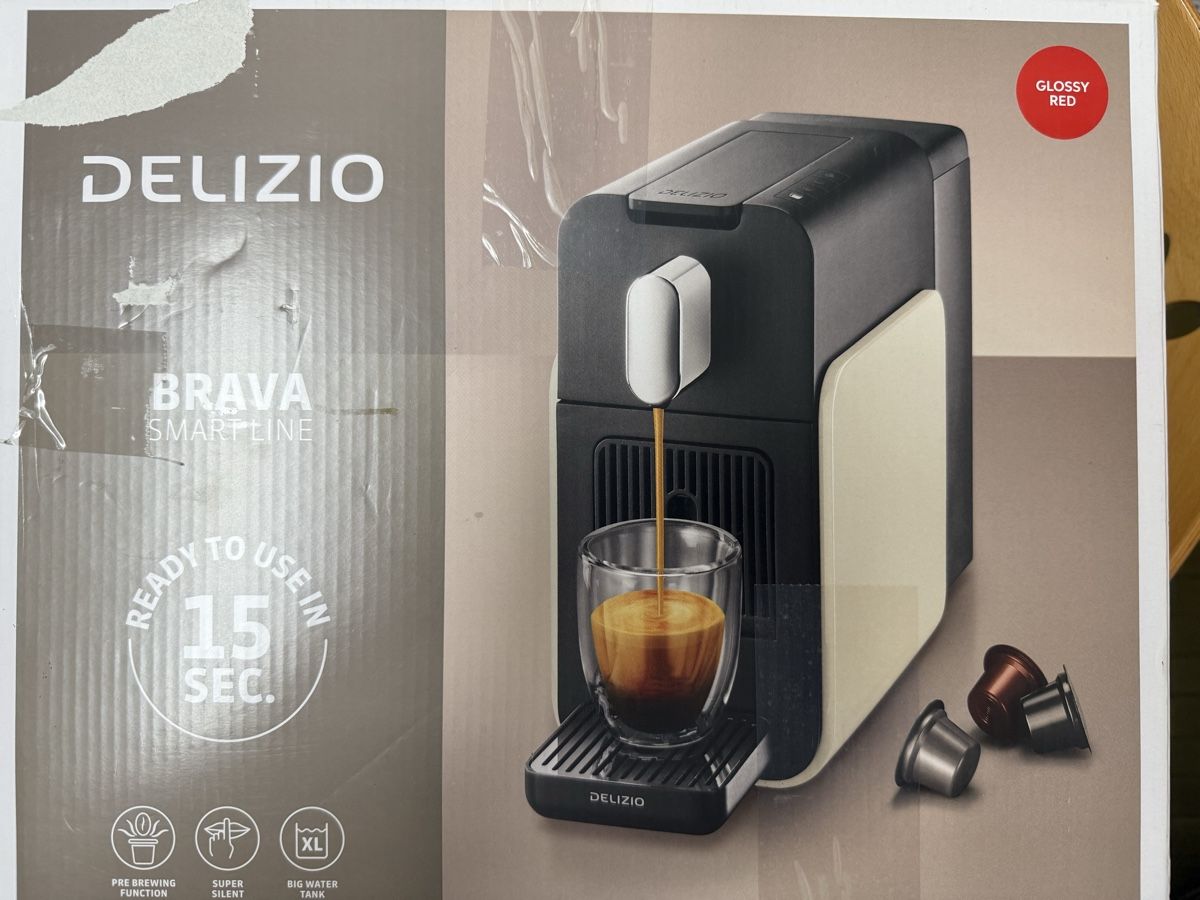 Delizio Macchine per caffè & Macchine per espresso: Delizio Kaffeekapselmaschine Brava Smartline, Rot – Usato da Untersiggenthal venduto da capodanilo6 4