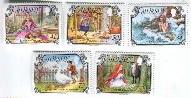 Tutti i francobolli: Briefmarken "Märchen". Jersey – Nuovo e nell'imballaggio originale da Basel venduto da Butsch5
