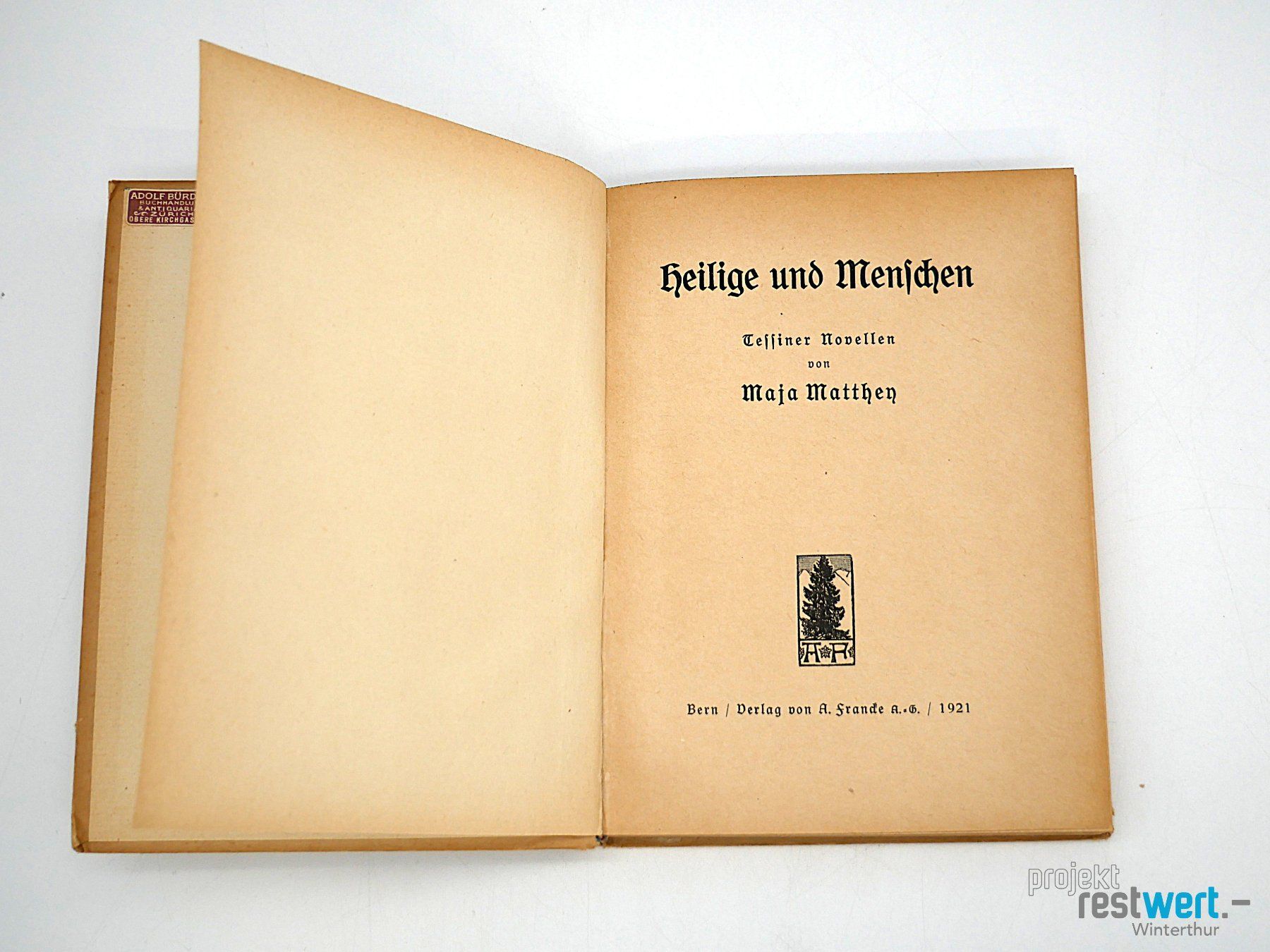 Libri: MAJA MATTHEY - Heilige und Menschen – Usato da Winterthur venduto da Restwert_Winterthur 2