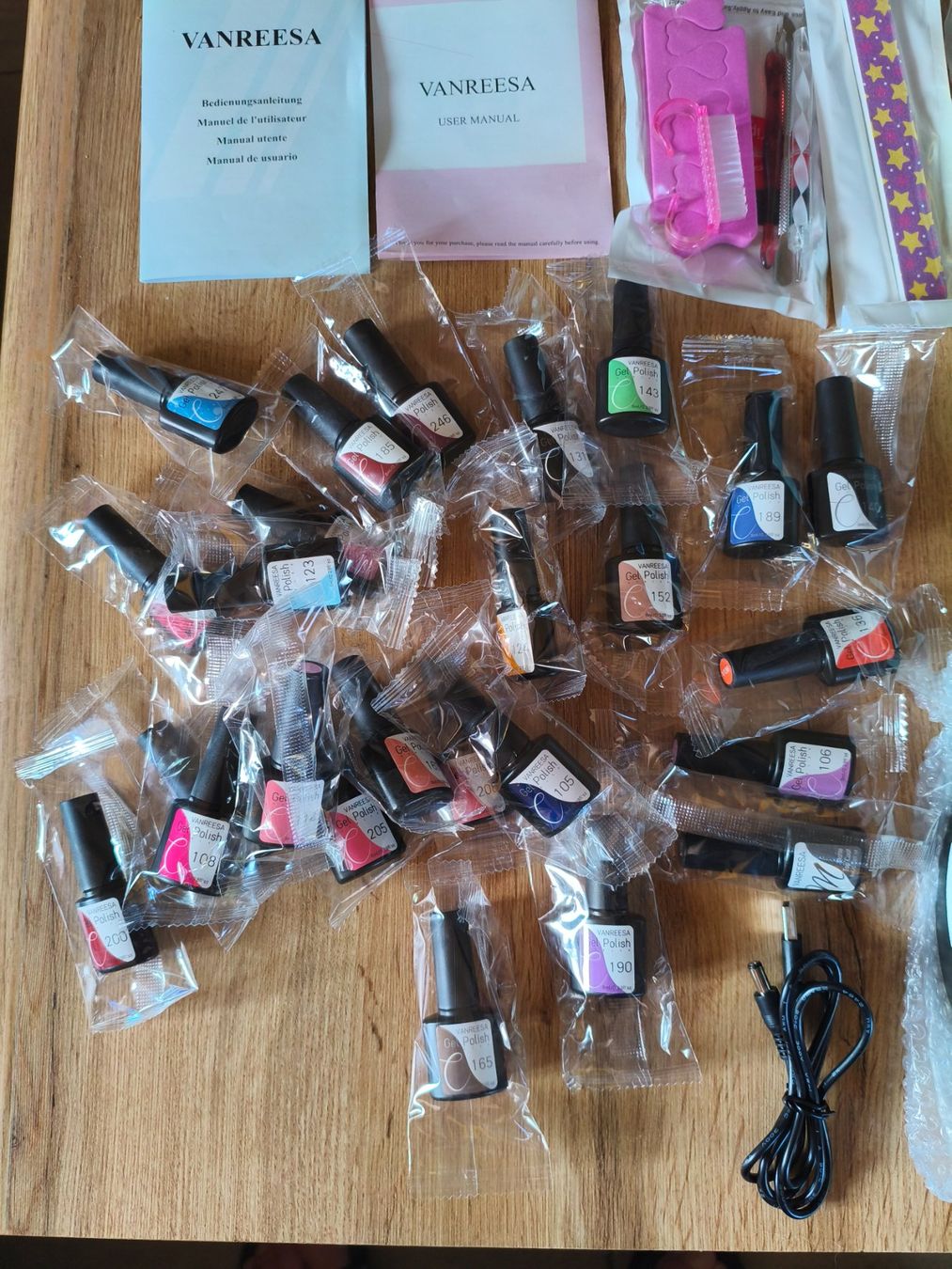 Unghie finte: VANREESA Nail Gel Set mit Lampe und Zubehör – Nuovo (secondo la descrizione) da Hägglingen venduto da BigJim1 2