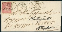 TI Peccia - Strahlenstempel - Bignasco - Fingerhutstempel